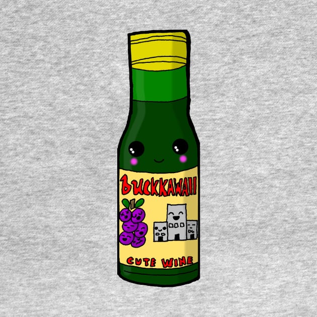 Kawaiibucky (Buckfast) Bottle Glasgow by lynney66